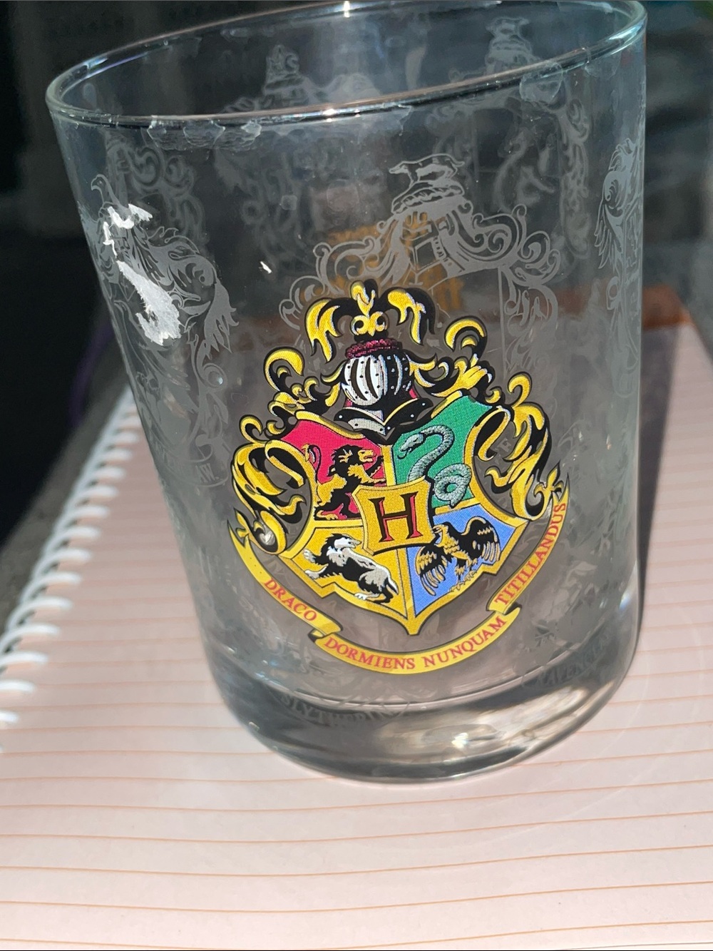 Hogwarts Crest Harry Potter Old Fashioned Glass Mug -  from Universal Studios